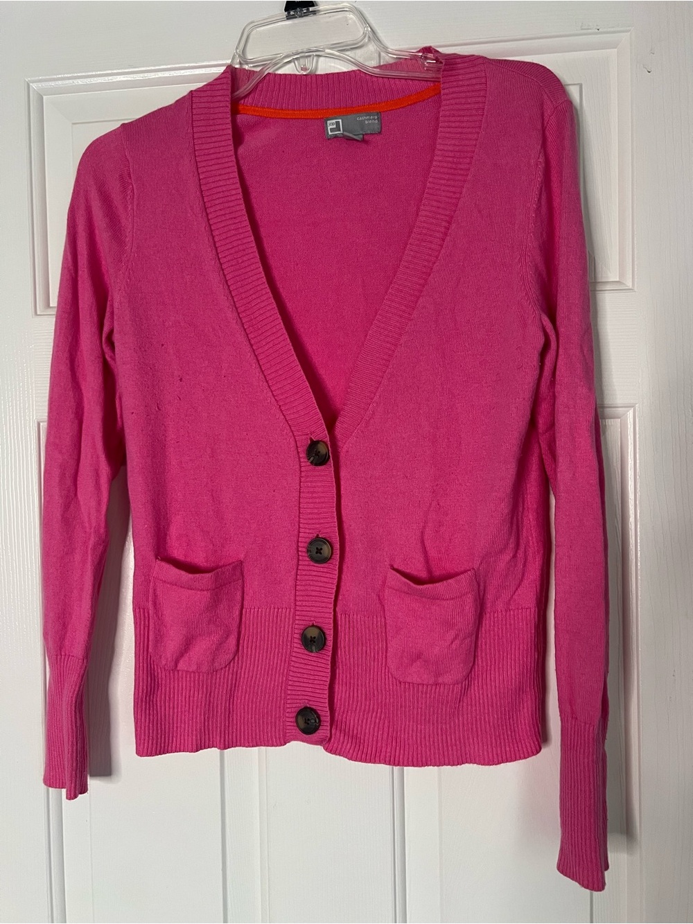 💗 JCPenney Pink Cashmere Blend Cardigan | Size M